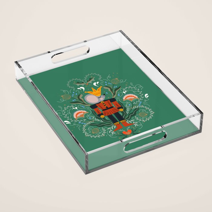 Regal Dreams: The Enchanted Nutcracker  Acrylic Tray Gallery Image 1