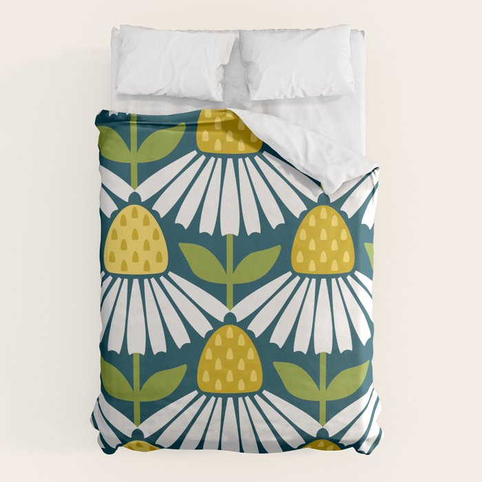 the daisies greet you Duvet Cover Gallery Image 1
