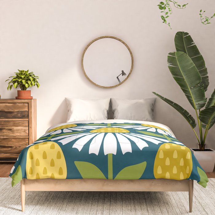the daisies greet you Comforter Gallery Image 3