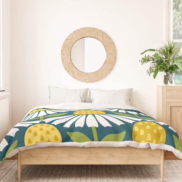 the daisies greet you Duvet Cover Gallery Image 3