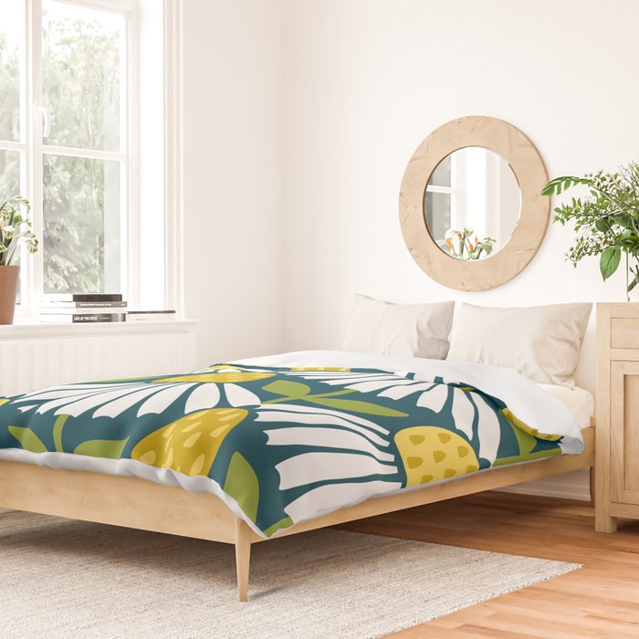 the daisies greet you Duvet Cover Gallery Image 2
