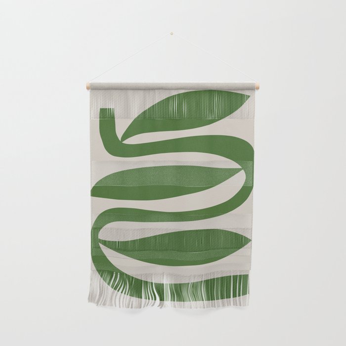 Abstract-botanical 21-green Wall Hanging Gallery Image 1