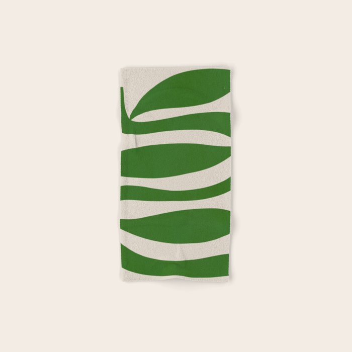Abstract-botanical 21-green Bath Towel Gallery Image 1