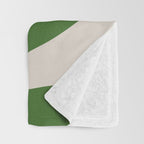 Abstract-botanical 21-green Throw Blanket Gallery Image 3