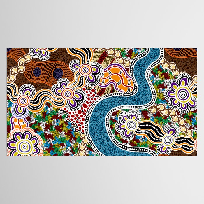 Authentic Aboriginal Art -  Tablecloth Gallery Image 2