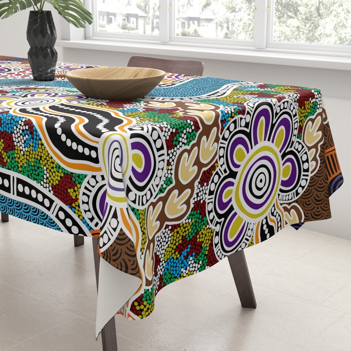 Authentic Aboriginal Art -  Tablecloth Gallery Image 3