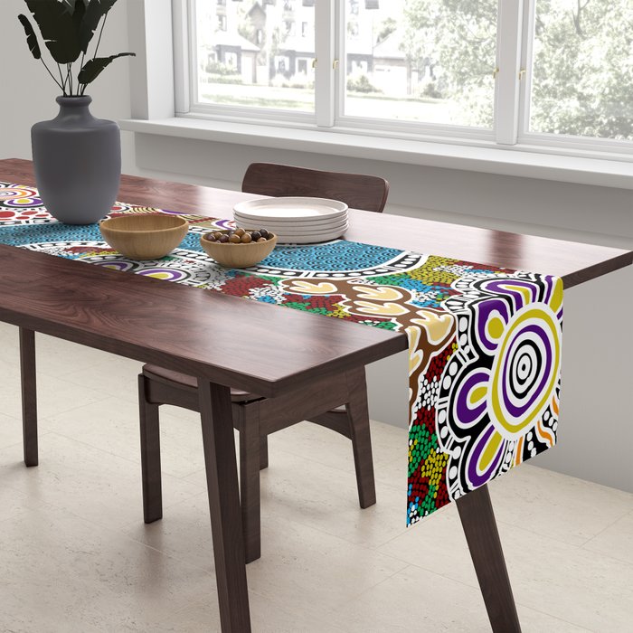 Authentic Aboriginal Art -  Table Runner Gallery Image 2