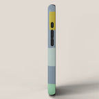 Summer check handdrawn teal iPhone Case Gallery Image 2