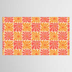 Vintage hippie flower art pattern Tablecloth Gallery Image 2