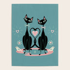 Vintage Kitty Love ©studioxtine Poster Gallery Image 4