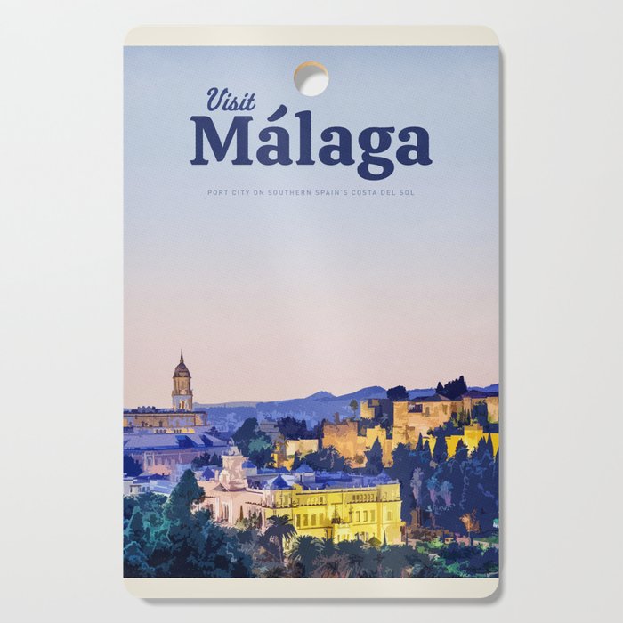 Visit MaÌlaga Cutting Board Gallery Image 1