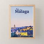 Visit MaÌlaga Mini Art Print Gallery Image 1