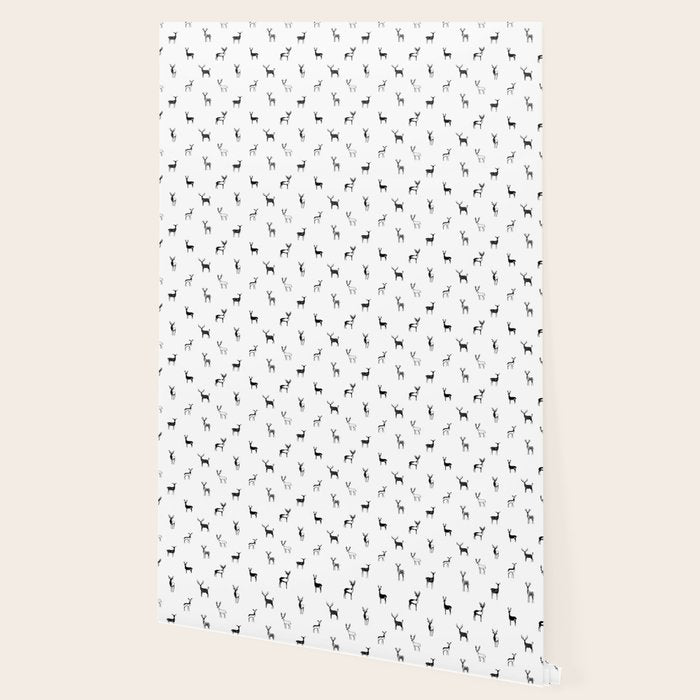 Reindeer animal doodle art pattern Wallpaper Gallery Image 2