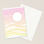 Retro Landscape 04A Stationery Card Gallery Image 2