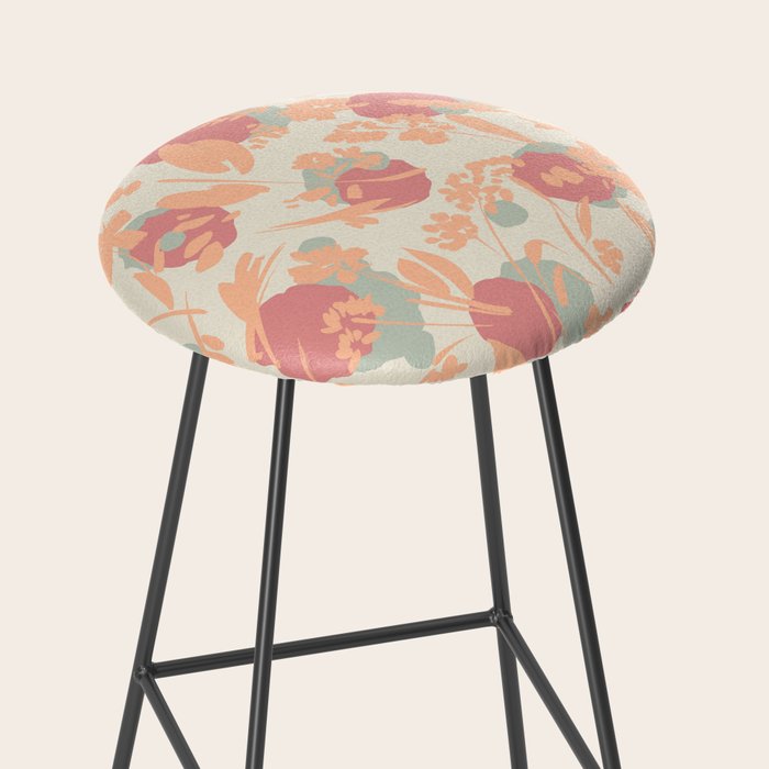 Abstract wild garden 2SM Stool Gallery Image 2