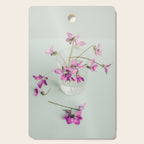 Sweet Violets - Modern Farmhouse Botanical Cutting Board Gallery Image 1