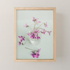 Sweet Violets - Modern Farmhouse Botanical Mini Art Print Gallery Image 1