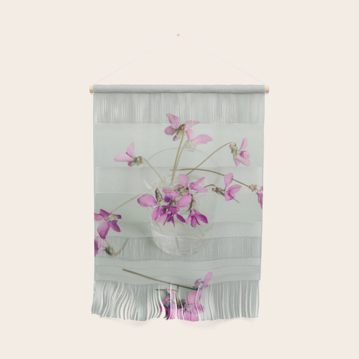 Sweet Violets - Modern Farmhouse Botanical Wall Hanging Gallery Image 1