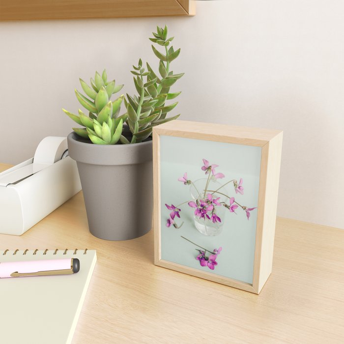 Sweet Violets - Modern Farmhouse Botanical Mini Art Print Gallery Image 2