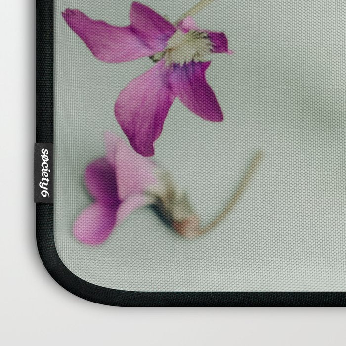Sweet Violets - Modern Farmhouse Botanical Laptop Sleeve Gallery Image 3