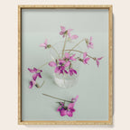 Sweet Violets - Modern Farmhouse Botanical Serving Tray Gallery Image 1