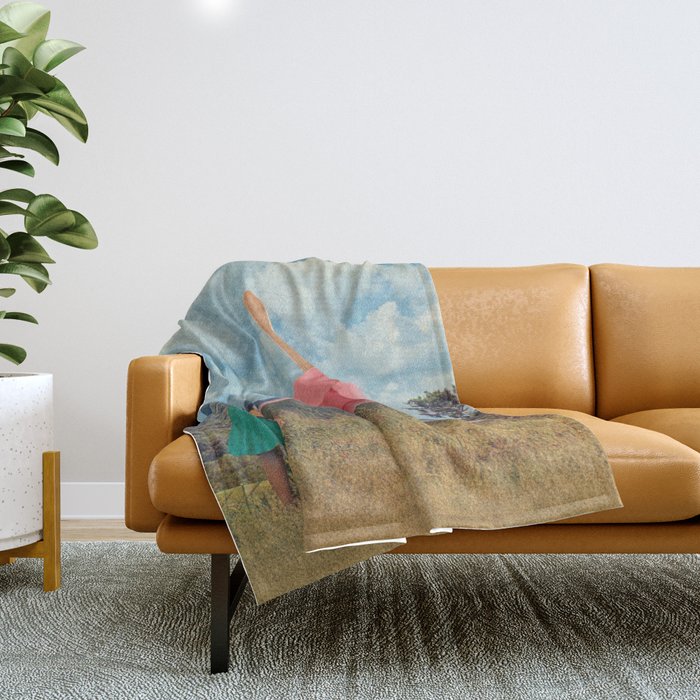 A View to Chill - Popsicle Panorama Throw Blanket Gallery Image 1