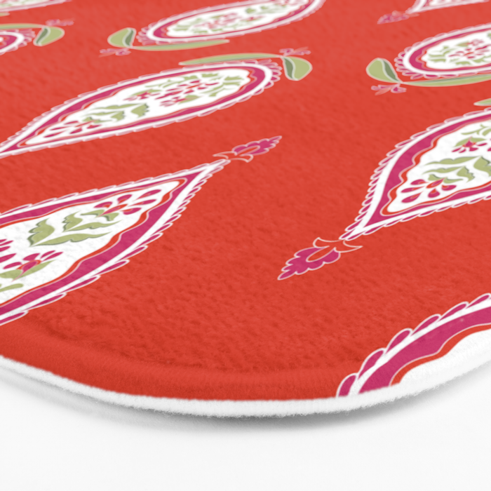 Kalamkari Mosaic Bath Mat Gallery Image 3