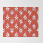 Kalamkari Mosaic Throw Blanket Gallery Image 2