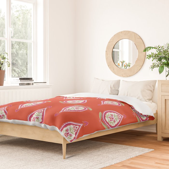 Kalamkari Mosaic Duvet Cover Gallery Image 2