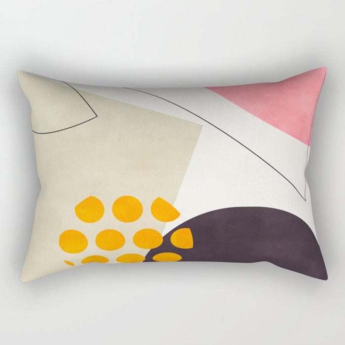 mid century geometry 2021 8 Rectangular Pillow Gallery Image 2