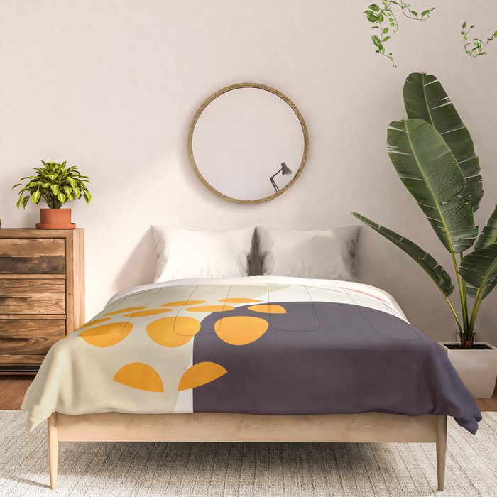 mid century geometry 2021 8 Comforter Gallery Image 3