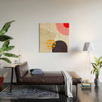 mid century geometry 2021 8 Wood Wall Art Gallery Image 2