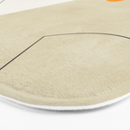 mid century geometry 2021 8 Bath Mat Gallery Image 3