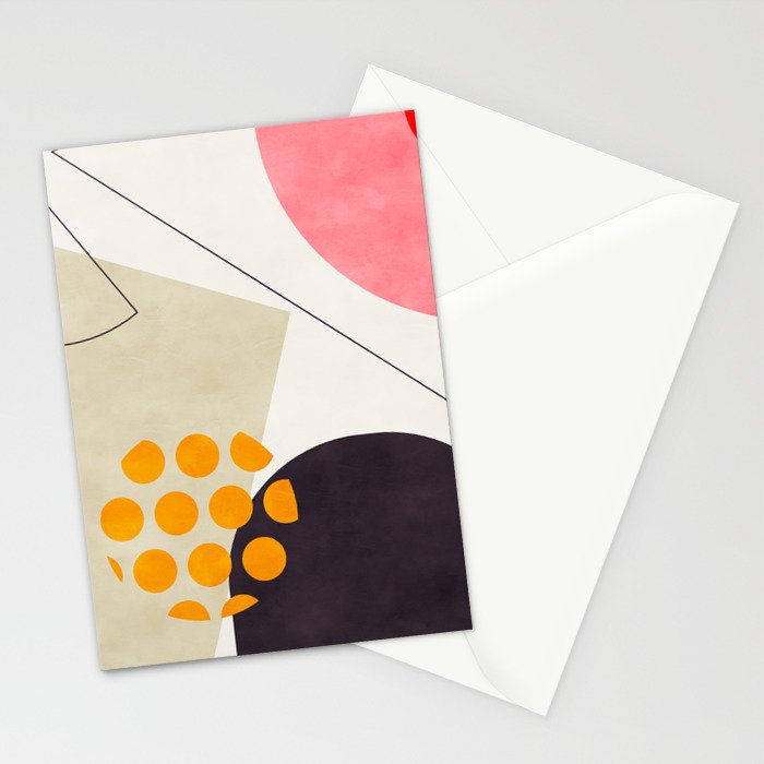 mid century geometry 2021 8 Stationery Card Gallery Image 2