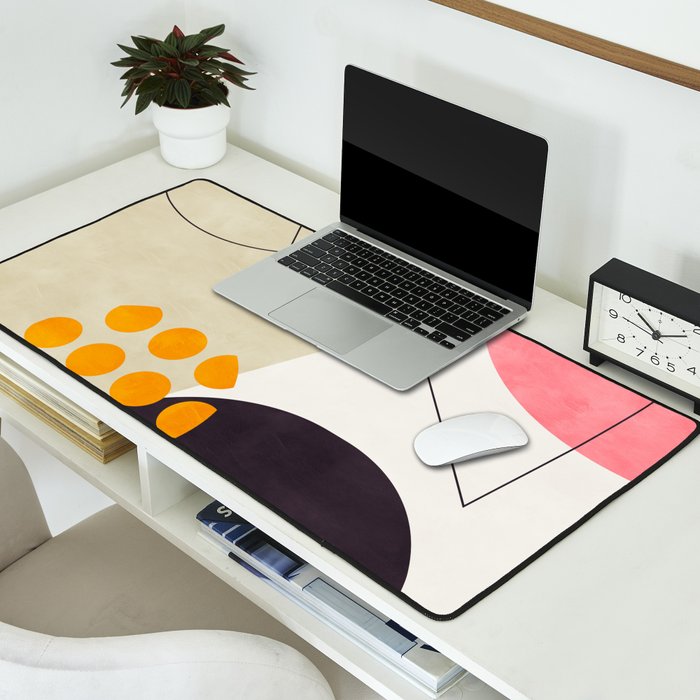 mid century geometry 2021 8 Desk Mat Gallery Image 2