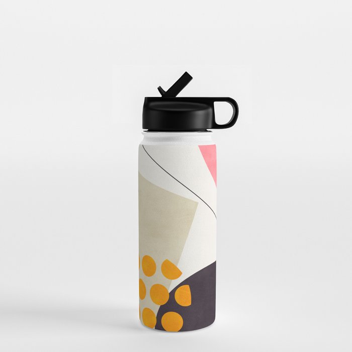 mid century geometry 2021 8 Water Bottle Gallery Image 1