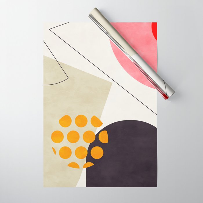 mid century geometry 2021 8 Wrapping Paper Gallery Image 1