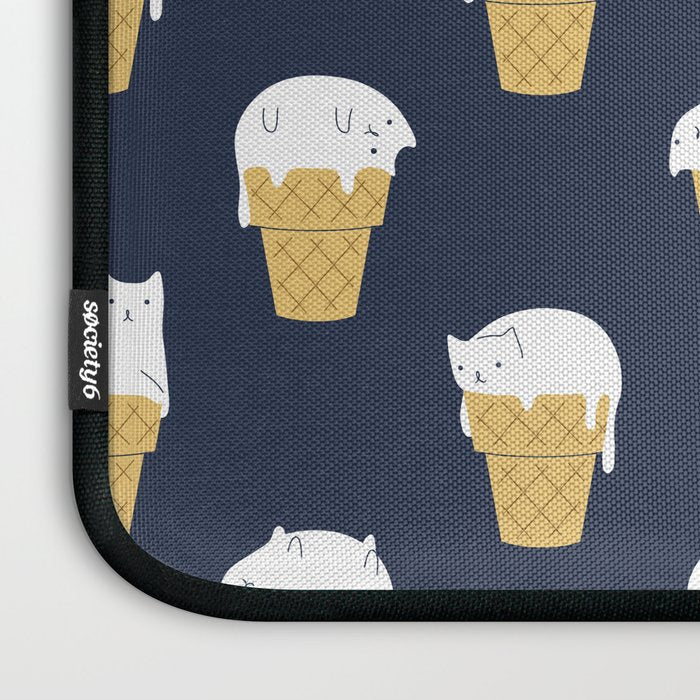 Meowlting Pattern Laptop Sleeve Gallery Image 3