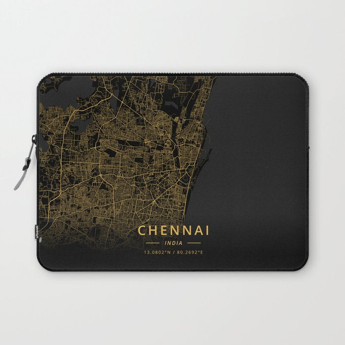 Chennai, India - Gold Laptop Sleeve Gallery Image 1