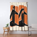 Abstract Art Female Figure 26 Window Curtain Gallery Image 5