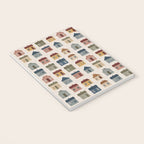 Whimsical Cottage Grid - Cozy Heirloom Notebook Gallery Image 3