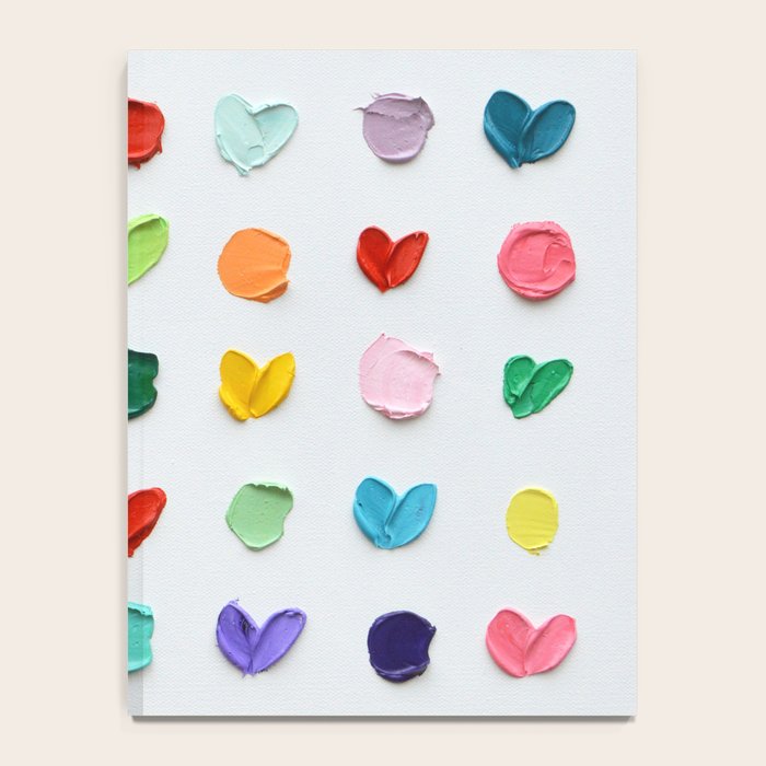 Polka Daubs and Hearts Notebook Gallery Image 4