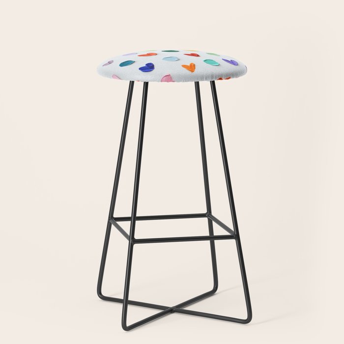 Polka Daubs and Hearts Stool Gallery Image 1