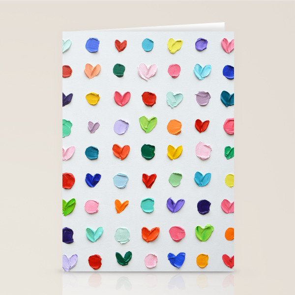 Polka Daubs and Hearts Stationery Card Gallery Image 2