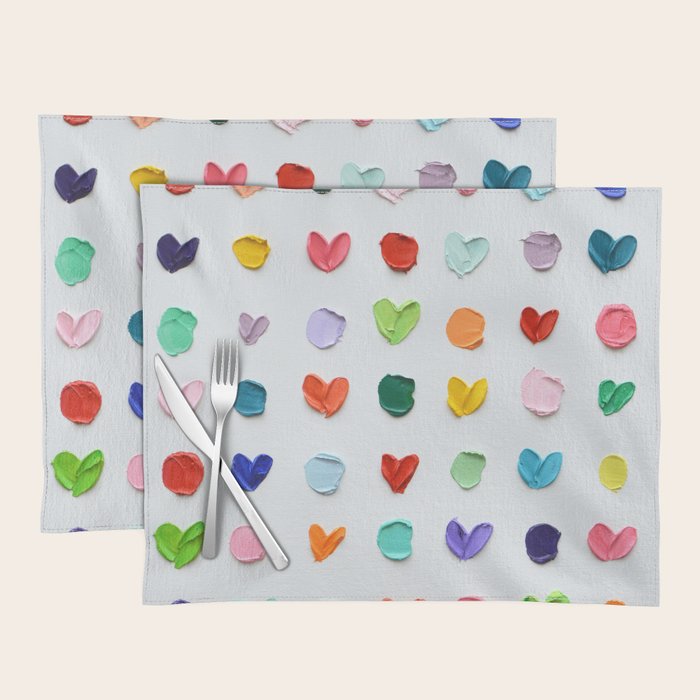 Polka Daubs and Hearts Placemat Gallery Image 1
