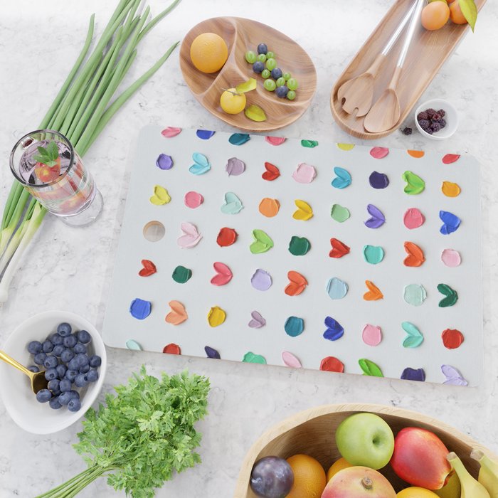 Polka Daubs and Hearts Cutting Board Gallery Image 2