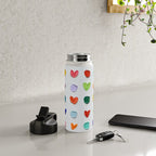 Polka Daubs and Hearts Water Bottle Gallery Image 4