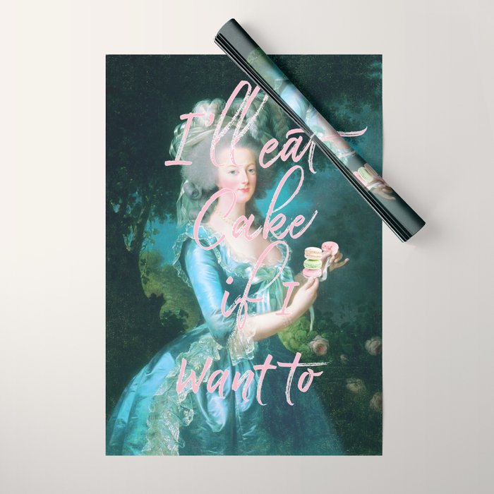 I'll eat cake if I want to Wrapping Paper Gallery Image 1