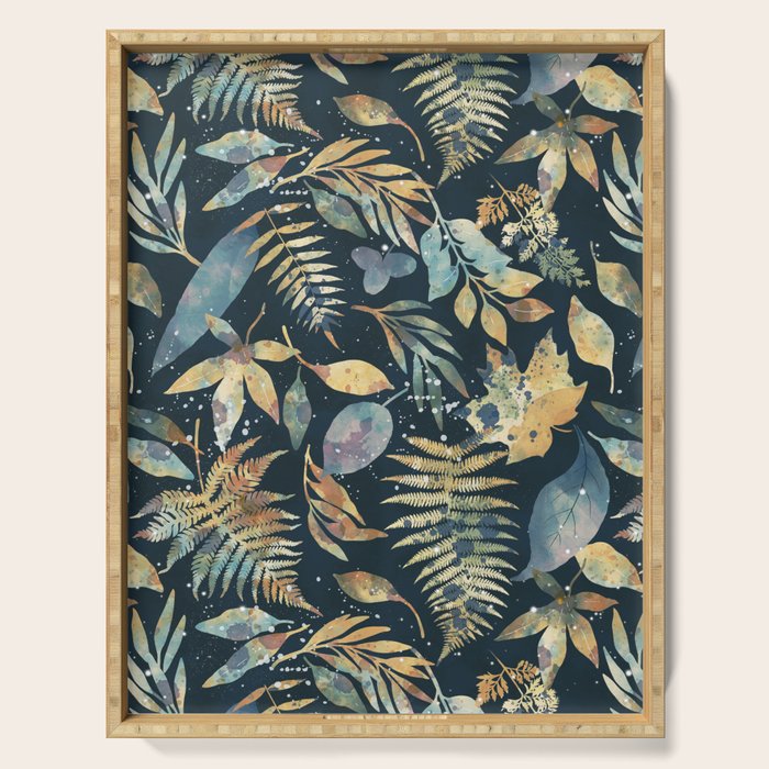 Twilight Foliage Dream Serving Tray Gallery Image 1