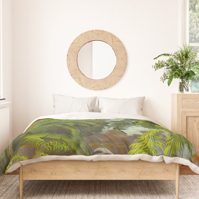Historia naturalis palmarum - Carl Friedrich Philipp von Martius - c.1836-1850 Duvet Cover Gallery Image 3